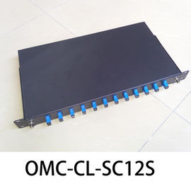 1U 2U 3U ODF Patch Panel 0.3dB Insertion Loss With Adjustable Clamp Seal Ring